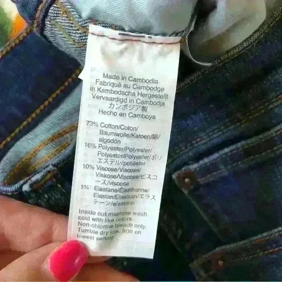 J. Crew Factory Vintage straight jean with button fly in stormy ink Size 28 - Picture 9 of 9